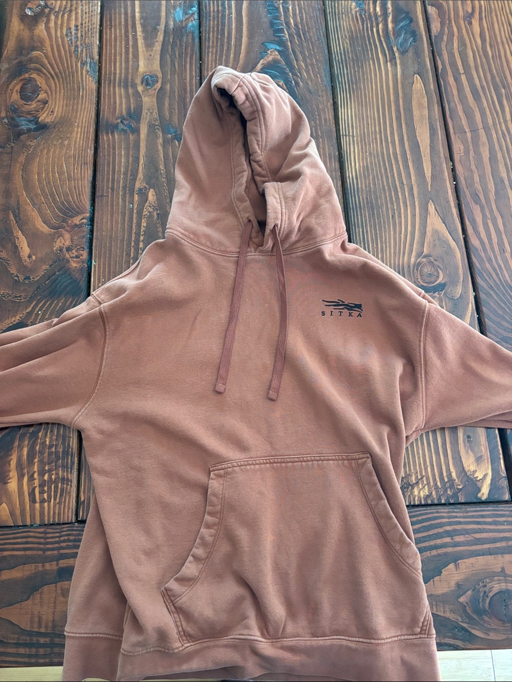 Sitka Men's Crewneck Hoodie in Dusty Rose